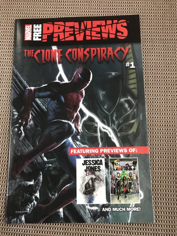 Marvel Free Previews #1 : 2016 NM; The Clone Conspiracy, Spider-Man, Dr. Strange