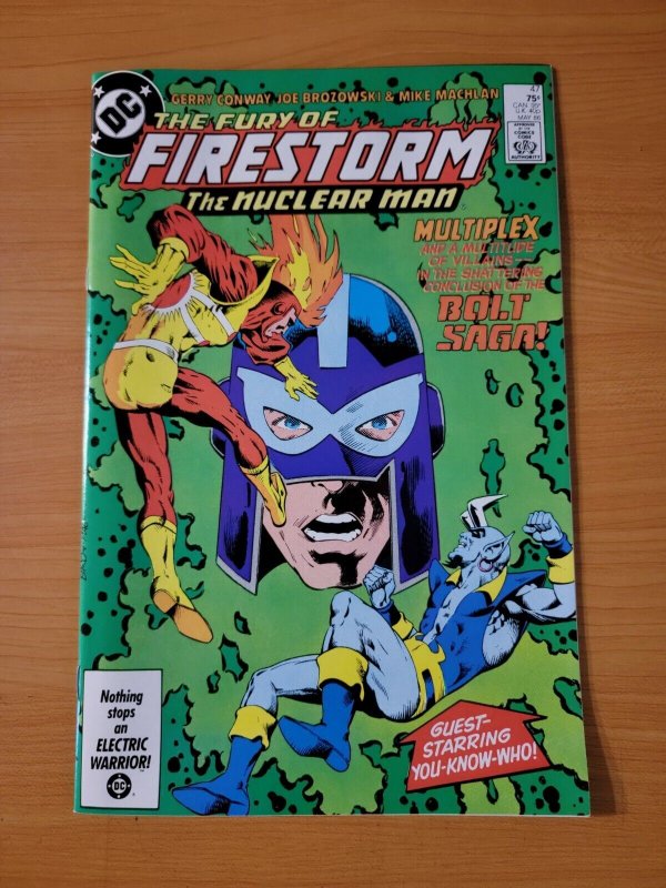 Fury of Firestorm #47 Direct Market Edition ~ NEAR MINT NM ~ 1986 DC Comics