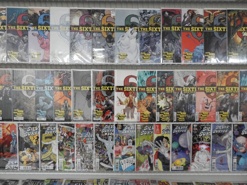 Huge Lot 150+ Comics W/ Silver Surfer, Star Wars, Sixth Gun, +More! Avg VF+ Cond
