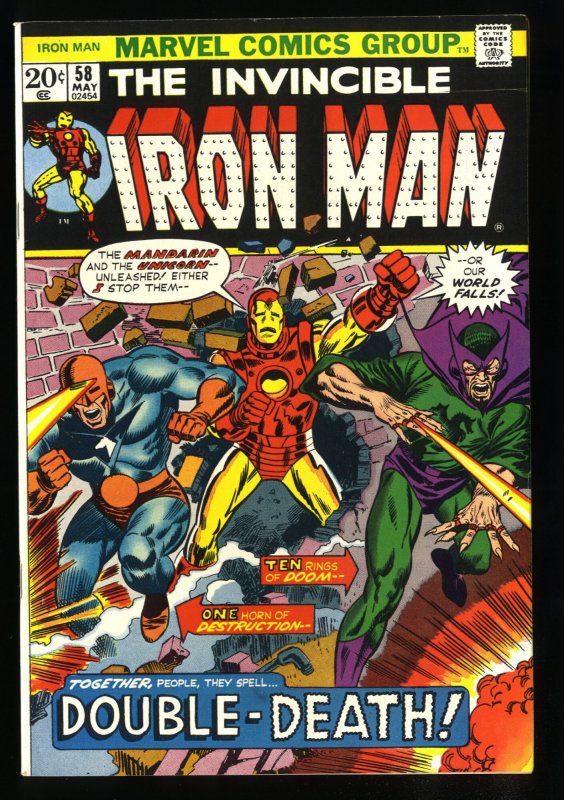 Iron Man #58 VF/NM 9.0