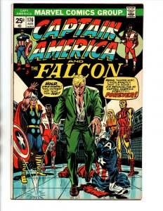 Captain America #176 - Cap quits - Avengers - 1974 - FN/VF