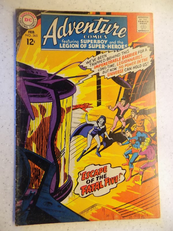 ADVENTURE COMICS # 365 VG