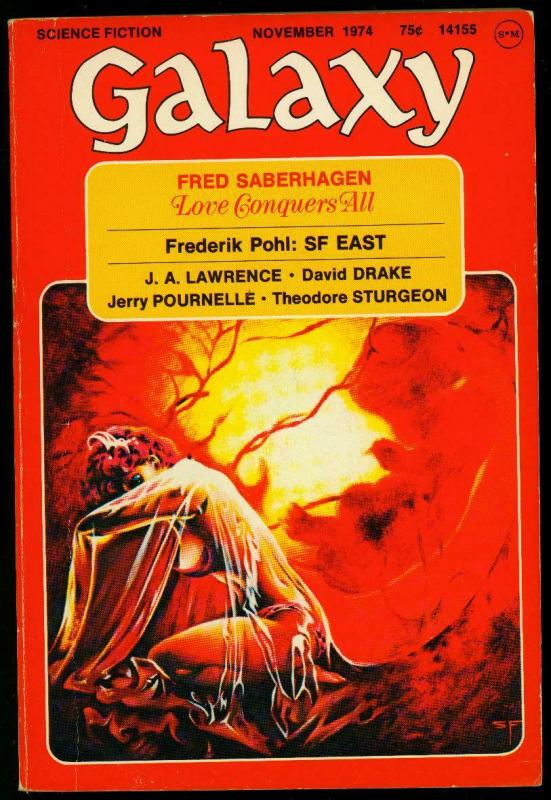 Galaxy Pulp November 1974- Steve Fabian cover- Pohl