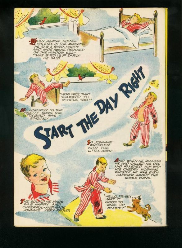 TICK TOCK TALES #5 1946-FISHING COVER-FUNNY ANIMALS VF