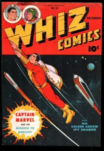 Whiz Comics #69 1945-Fawcett-Captain Marvel-Mission to Mercury-Spy Smasher-Ib...