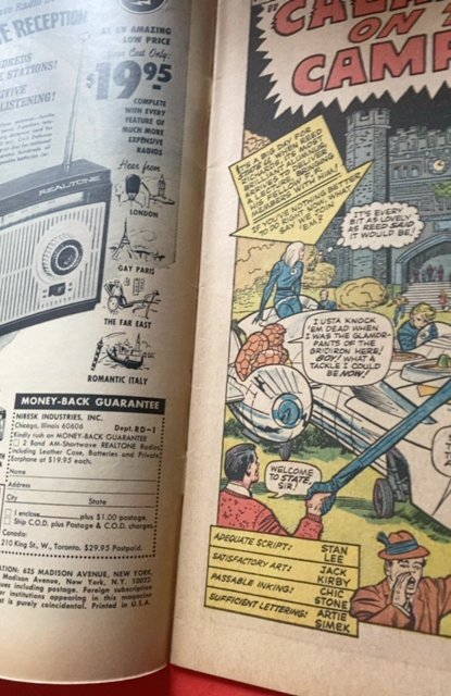 Fantastic Four #35 (1965)dragon man