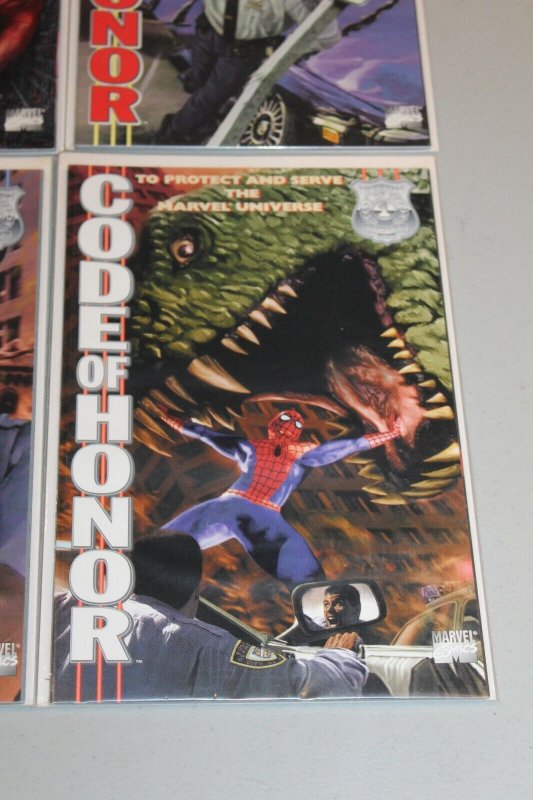 Complete Set Marvel Comics Code of Honor 1-4 1996 Spider-man Thor Daredevil XMen