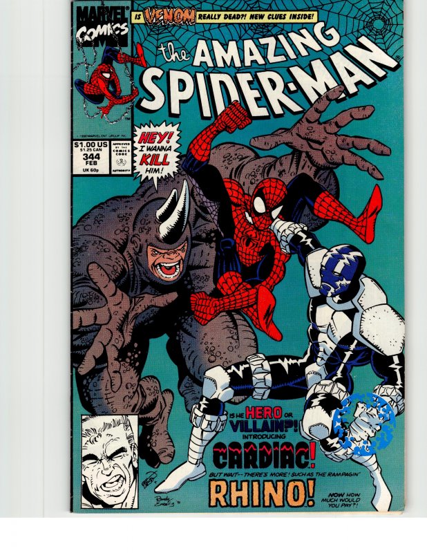 The Amazing Spider-Man #344 (1991) Spider-Man [Key Issue]