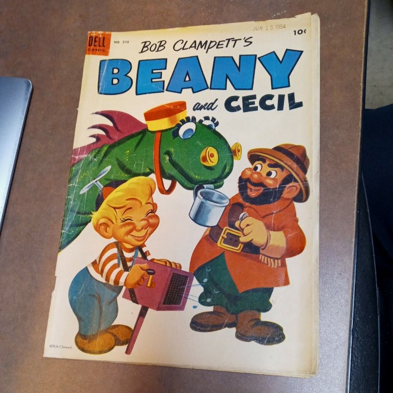 Bob Clampett's Beany and Cecil-Four Color Comics #570-Dell-based on TV series...