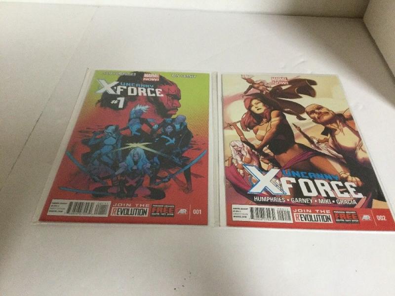 Uncanny X-Force 1 2 Lot Set Run Nm Near Mint Marvel Now