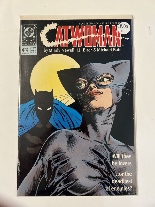 CATWOMAN  1984 1st Mini Series #1-4 Complete Set Full Run DC (1989) 