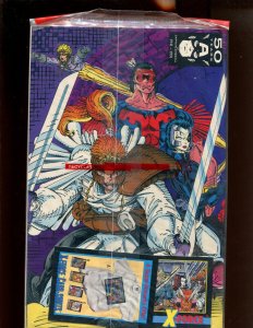 X Force #1 - POLYBAGGED WITH CARD INSIDE! (8.5) 1991