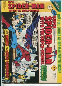 Super Spider-Man with the Super-Heroes #158 - Poster attached (G/VG 3.0) 1976