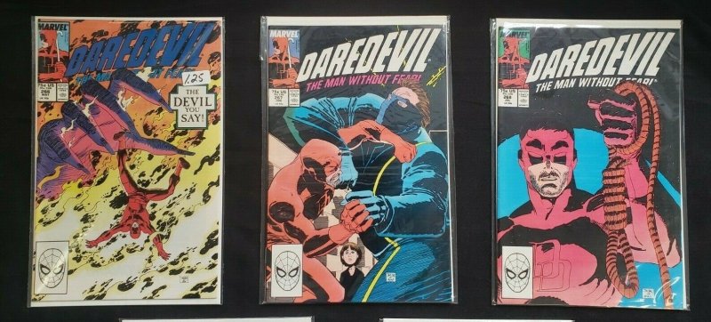 DAREDEVIL 5PC (VF/NM) ISSUES #266-269, THE DEVIL YOU SAY, THE BLOB & PYRO 1989