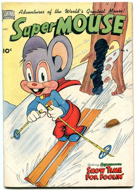 Supermouse #6 1950- Frazetta- Golden Age Funny Animal FN