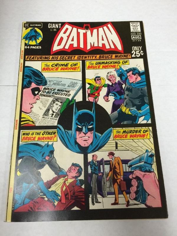 Batman 233 9.2 Nm- Near Mint- Giant Size