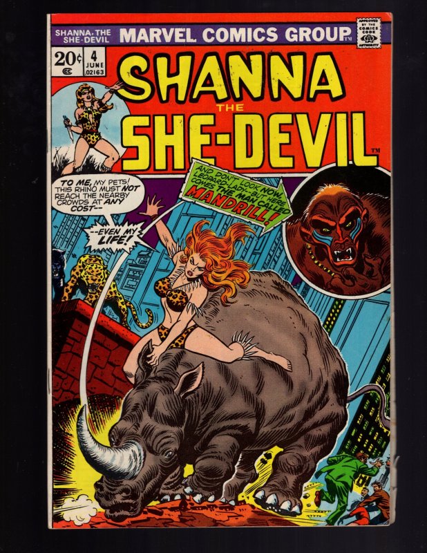 Shanna the She-Devil #4 (1973)  / ID#NN