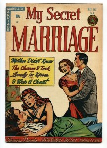 My Secret Marriage #1 1953-SPICY/LURID-ROMANCE- I Was a Cheat FN-