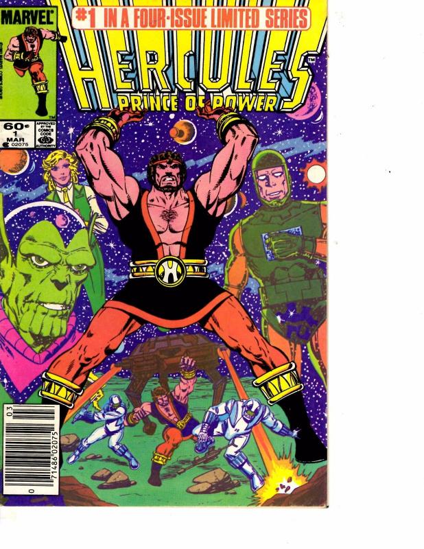 Lot Of 2 Marvel Comic Books Hercules Prince of Power #1 and #4 ON3