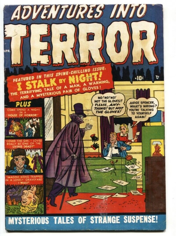 Adventures Into Terror #3 1951-Atlas Golden Age Horror-  Werewolf story VG
