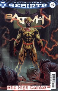 BATMAN  (2016 Series)  (DC REBIRTH) #22 LENTICULAR Fair Comics Book 