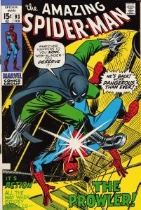 The Amazing Spider-Man #93 (1971) Spider-Man [Key Issue] FN+ Condition!
