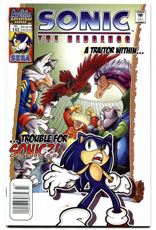 SONIC THE HEDGEHOG #143 2005-ARCHIE COMICS-SEGA