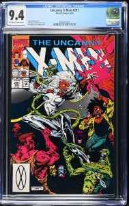 Uncanny X-Men #291 (8/92) Graded CGC 9.4