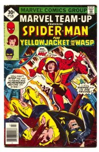 Marvel Team-up #59 Wasp-Spider-Man comic book VG