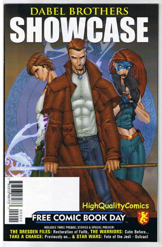 DABEL BROTHERS Showcase, VF+, FCBD, Promo, Star Wars, 2009, Dresden Files