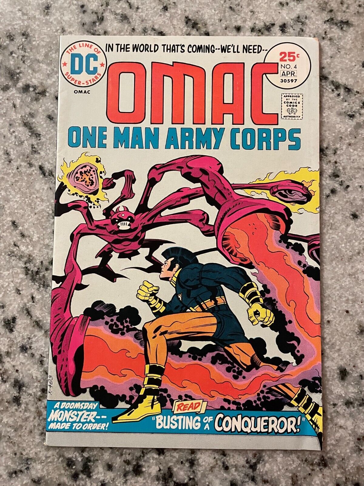 OMAC 4 NM DC Bronze Age Comic Book Jack Kirby Series Fourth World