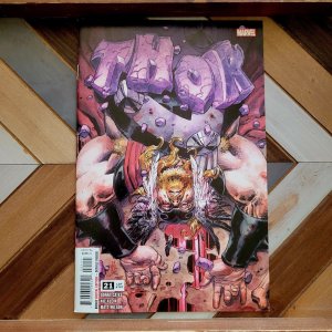 THOR #21 (Marvel 2021) Donny Cates, origin story God of Hammers: Part 3 NM