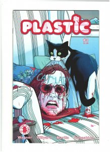 Plastic #3 NM- 9.2 Cat-Lady Variant Image Comics  2017 