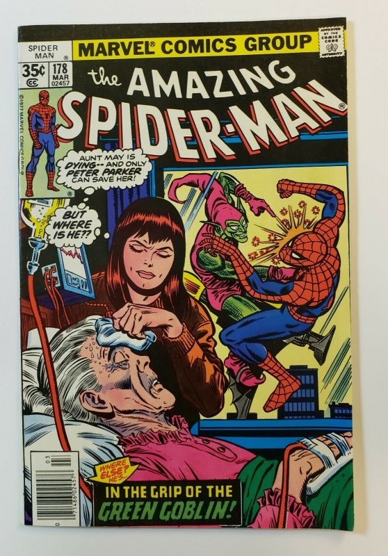 Amazing Spider-Man #178 Marvel Comics 1978 In The Grip Of Green Goblin! VF+