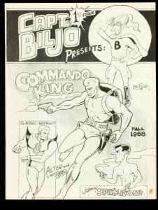 CAPT. BILJO PRESENTS #1-1968-RARE SUPERHERO FANZINE FN/VF