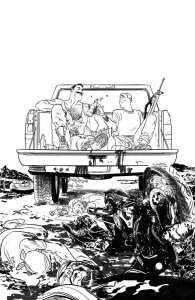 Skybound X (2021) #3 VF/NM 1:10 Retailer Incentive Cover F (Black & White)