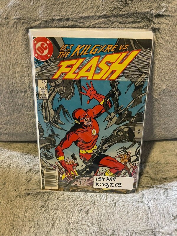 Lot of 5 books the Flash #3, 4, 9, 39, 46 Minor Keys! DC Comics 1987 