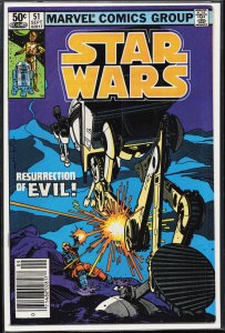 Star Wars #51 Newsstand Edition (1981) Star Wars