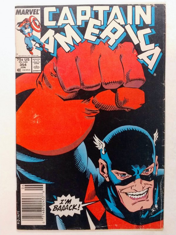 Captain America #354 (5.0, 2021) 1ST APP OF US AGENT (JOHN WALKER)