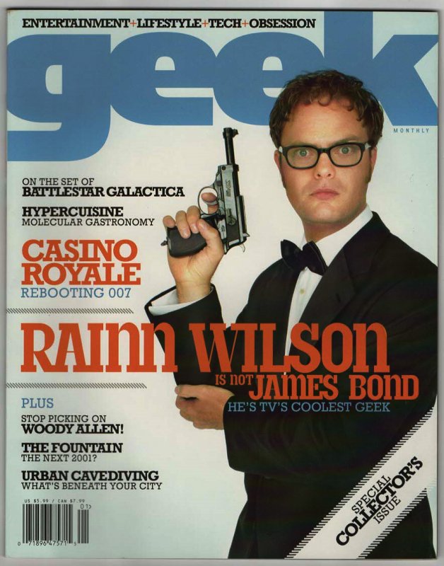 Geek Magazine #1 (2006) James Bond Battlestar Galactica NM