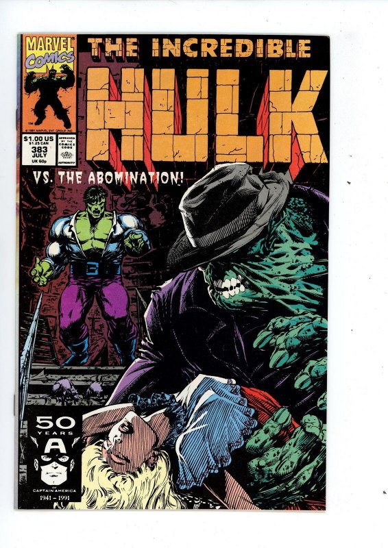 The Incredible Hulk #383 (1991) Hulk Marvel Comics