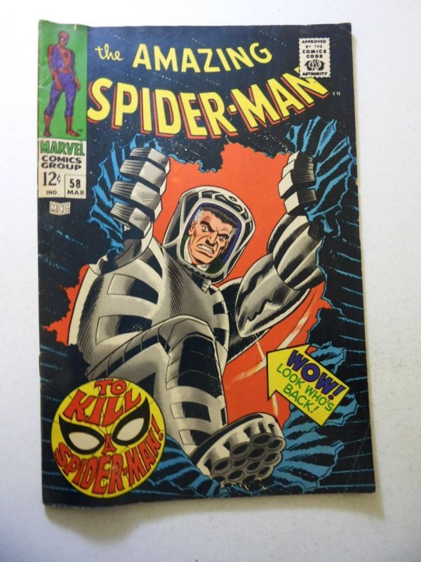 The Amazing Spider-Man #58 (1968) VG Condition