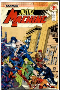 Justice Machine #1 Newsstand Edition (1987) Justice Machine