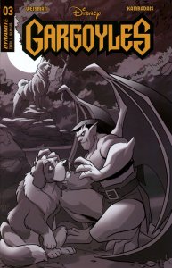 Gargoyles (Dynamite) #3X VF/NM ; Dynamite | Disney FOC 1:10 Variant B&W