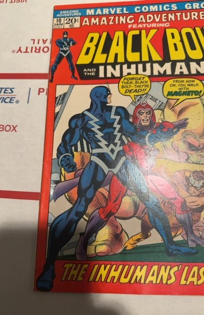 Amazing Adventures #10 (1972)magneto vs inhumans
