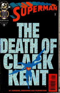 Superman #100 Holograhic Foil Cover (1995) Superman