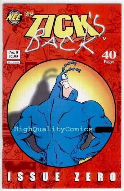 TICK'S BACK #0, NM, Ben Edlund, 1997, Eli Stone, Crazy, more Tick in store