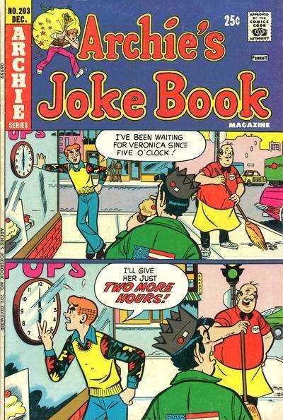 Archie's Joke Book Magazine #203, Fine (Stock photo)