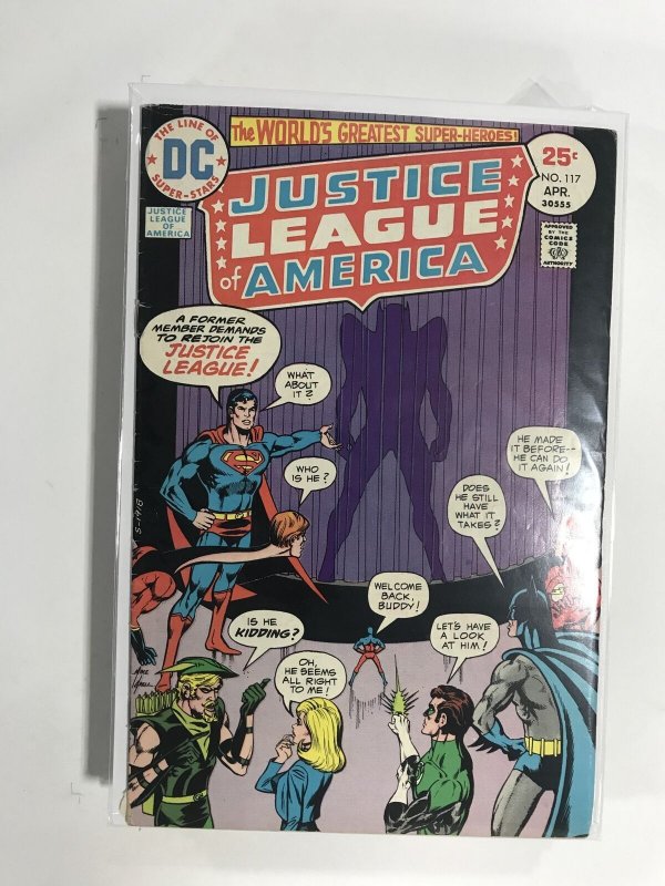 Justice League of America #117 (1975) FN3B120 FN FINE 6.0