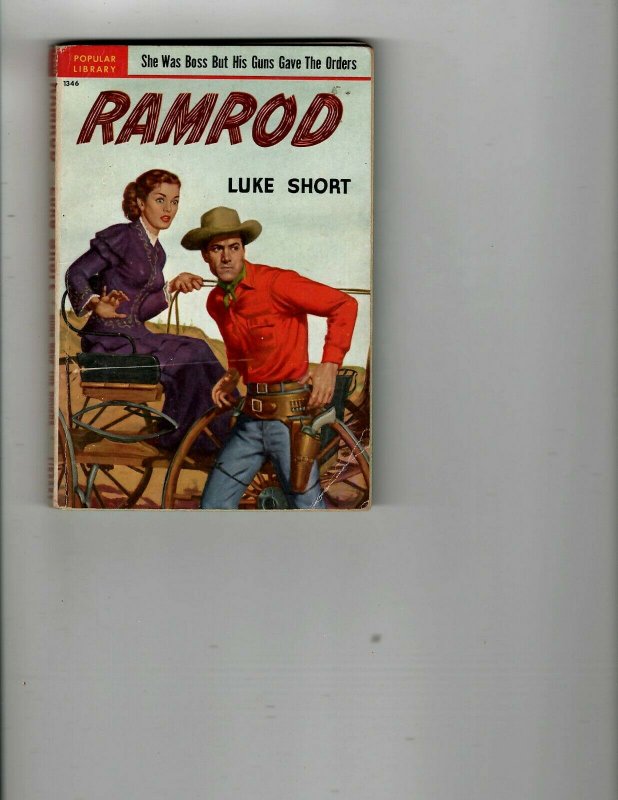 3 Books Danger Trail Ramrod Destiny Rides Again Western Murder Mystery JK27